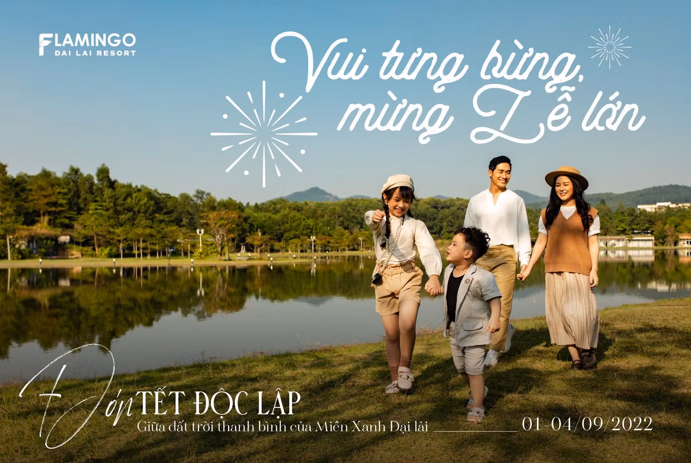 Đón Tết Độc lập giữa đất trời thanh bình của miền xanh Đại Lải