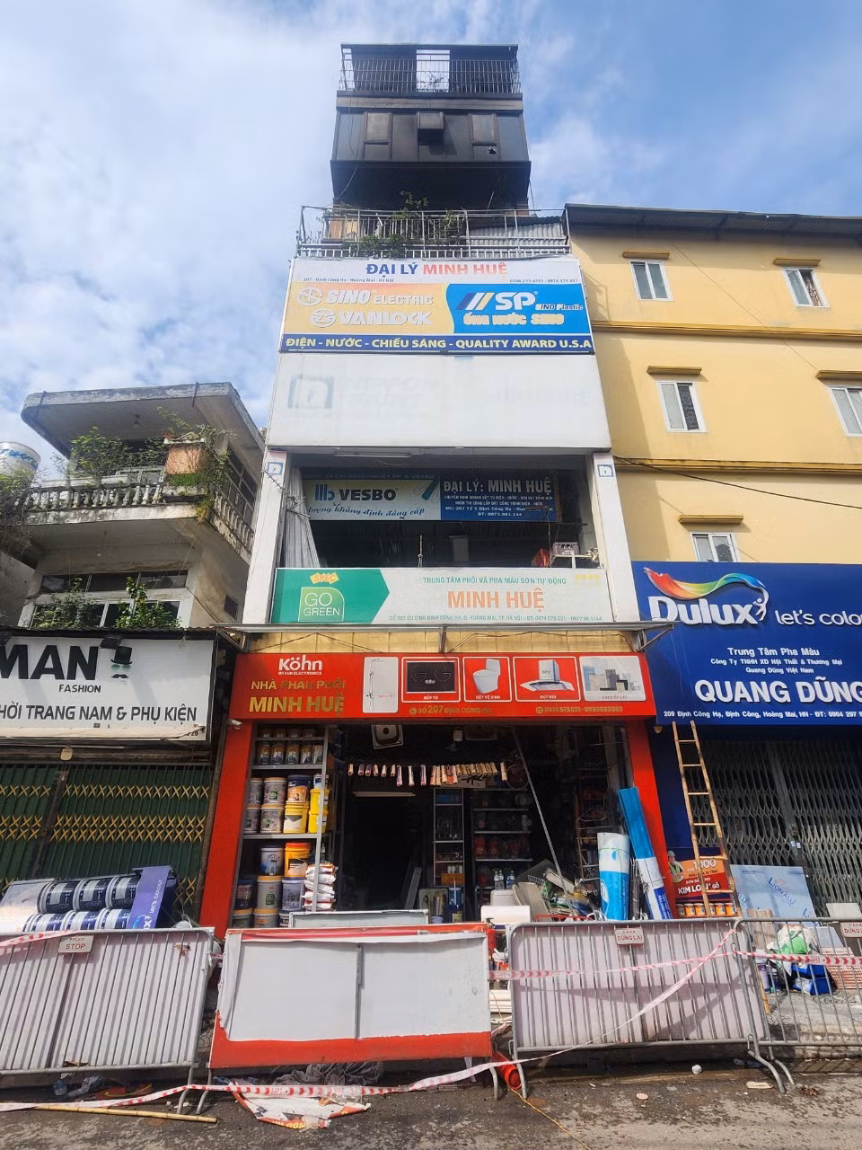 Hiện trường vụ cháy làm 4 người tử vong.