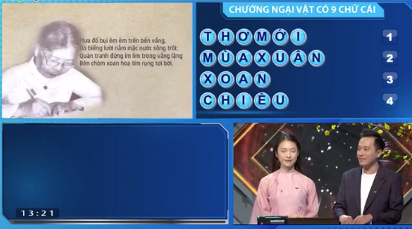 Thùy Trang xuất sắc giải mã ẩn số chướng ngại vật.
