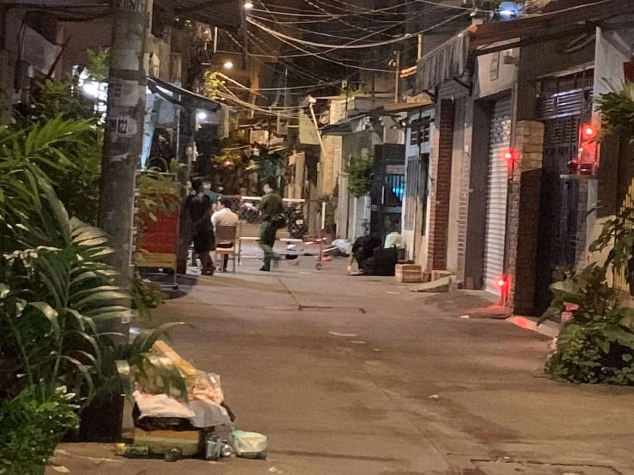 Hiện trường vụ việc.