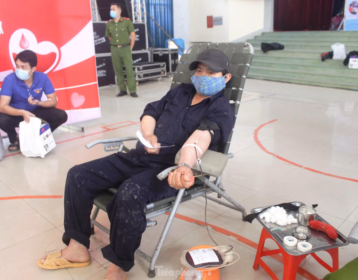 Anh Nguyễn Trường Kiên đã có 12 lần hiến máu
