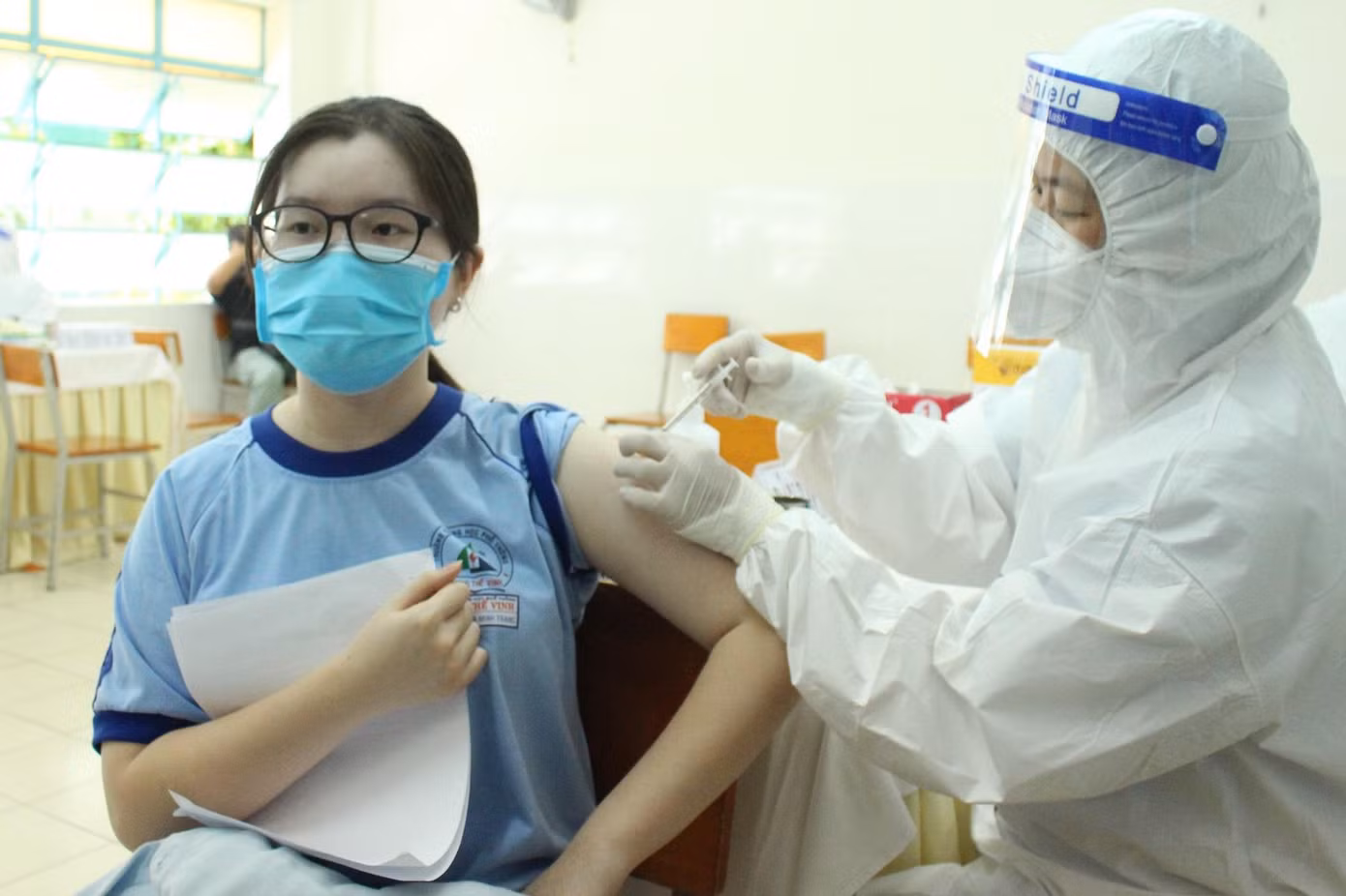 TPHCM đã hoàn thành chiến dịch tiêm vắc xin ngừa COVID-19 cho trẻ từ 12 đến 17 tuổi