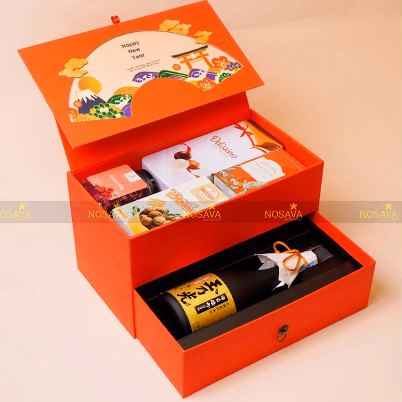 Hộp bao bì đa tầng: Một số mẫu hộp bao bì được thiết kế với nhiều tầng khác nhau, cho phép tạo ra một không gian lưu trữ và trưng bày đa năng. Điều này không chỉ tối ưu hóa sử dụng không gian mà còn mang lại một cái nhìn thú vị và sang trọng cho sản phẩm.