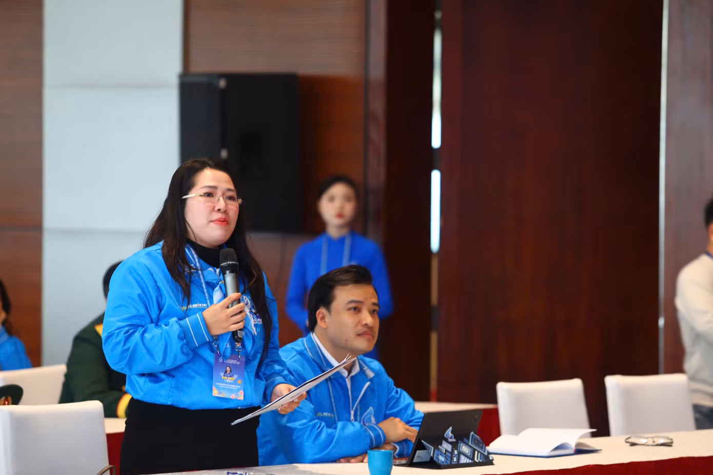 Chị Nguyễn Thị Phương Thuý – Bí thư Tỉnh Đoàn, Chủ tịch Hội LHTN Việt Nam tỉnh Nghệ An.