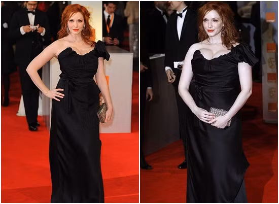 Christina Hendricks đến dự lễ trao giải BAFTA