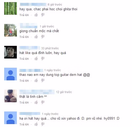 Dân mạng bình luận về giọng hát, tiếng đàn của cô gái