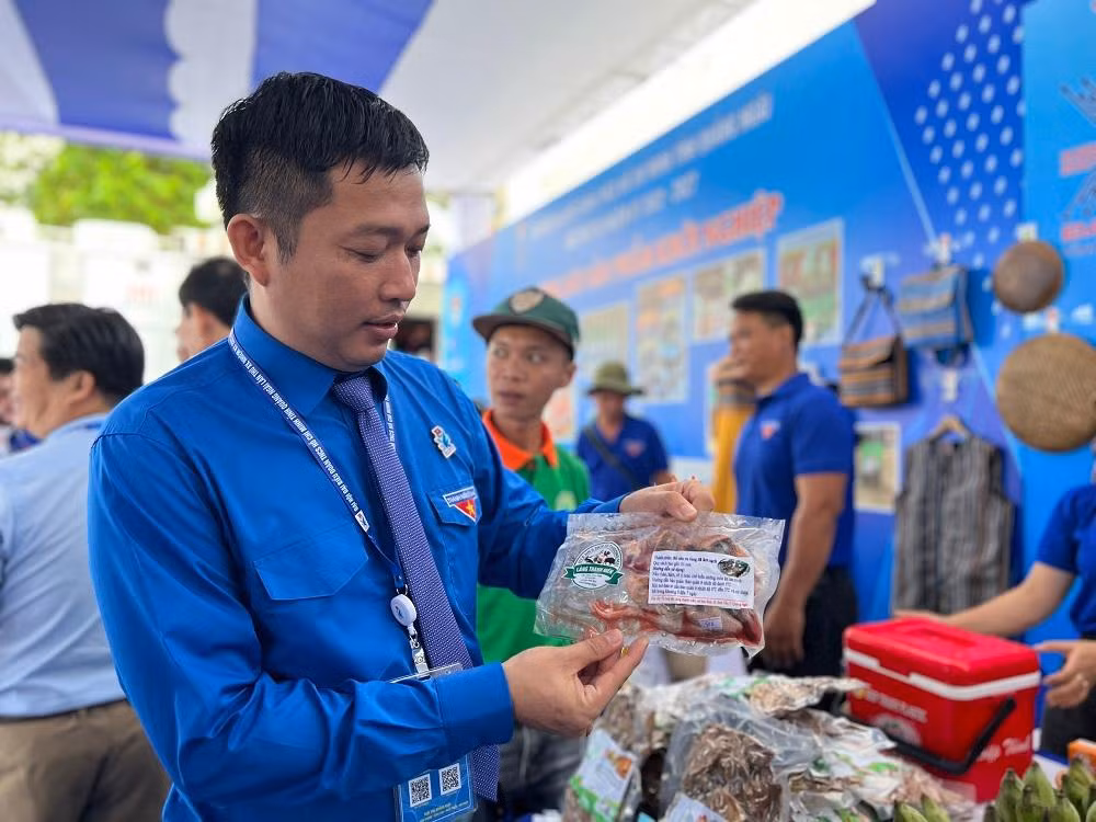 Các sản phẩm khởi nghiệp mang đậm dấu ấn của thanh niên Quảng Ngãi.