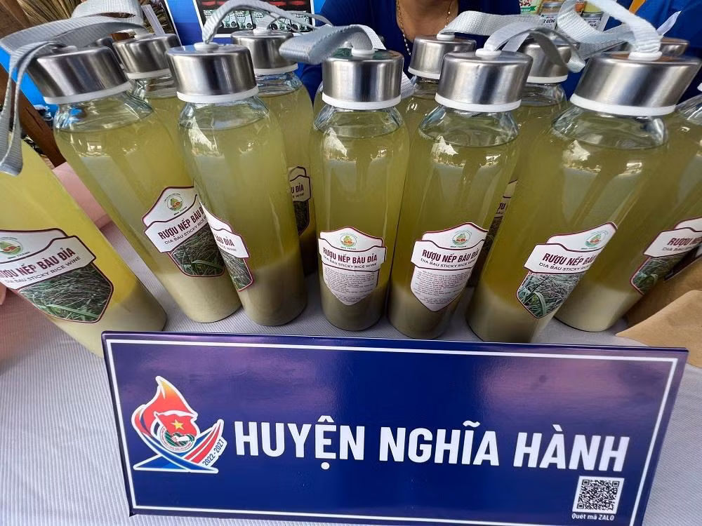 Sản phẩm đặc trưng của các huyện, thị Đoàn trên địa bàn tỉnh Quảng Ngãi đều được giới thiệu tại đây.
