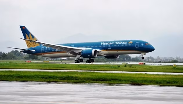 Giai đoạn 2021 - 2030, sân bay Gia Bình có thể khai thác nhiều dòng máy bay thân rộng, thân hẹp. Ảnh minh họa: VNA.