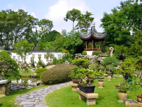 Cảnh quan mang đậm nét hội hoạ, thi ca Trung Hoa.