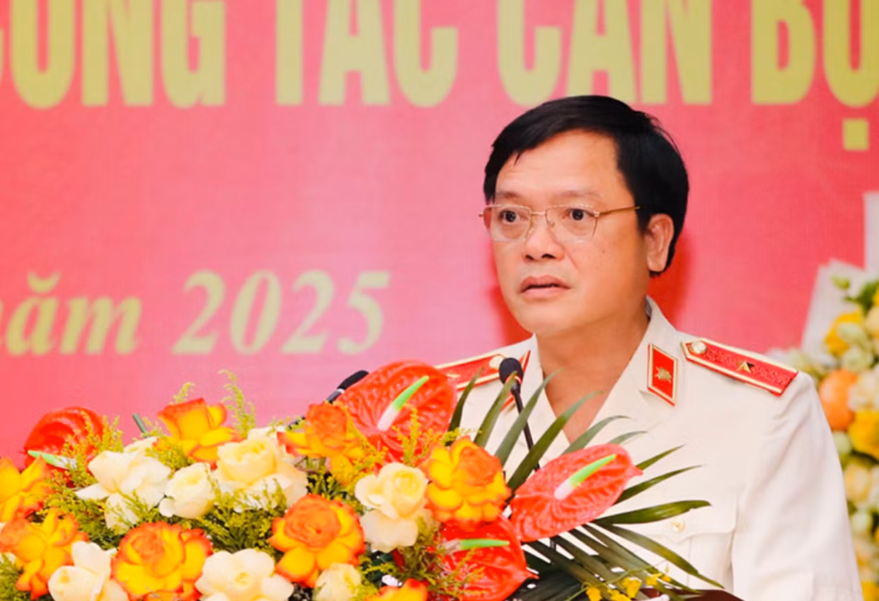 Ông Phạm Ngọc Cảnh phát biểu tại buổi lễ.