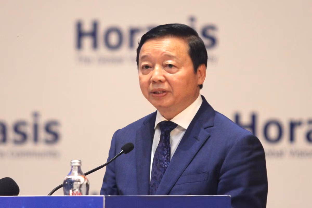 Phó Thủ tướng Trần Hồng Hà phát biểu.