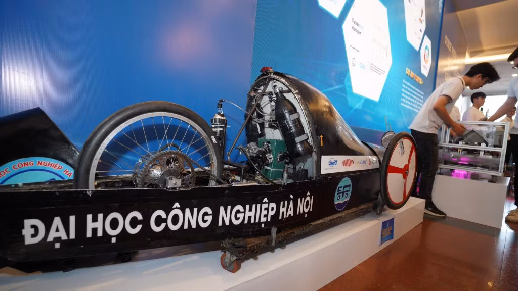 Một trong những mô hình triển lãm ấn tượng tại Đại hội