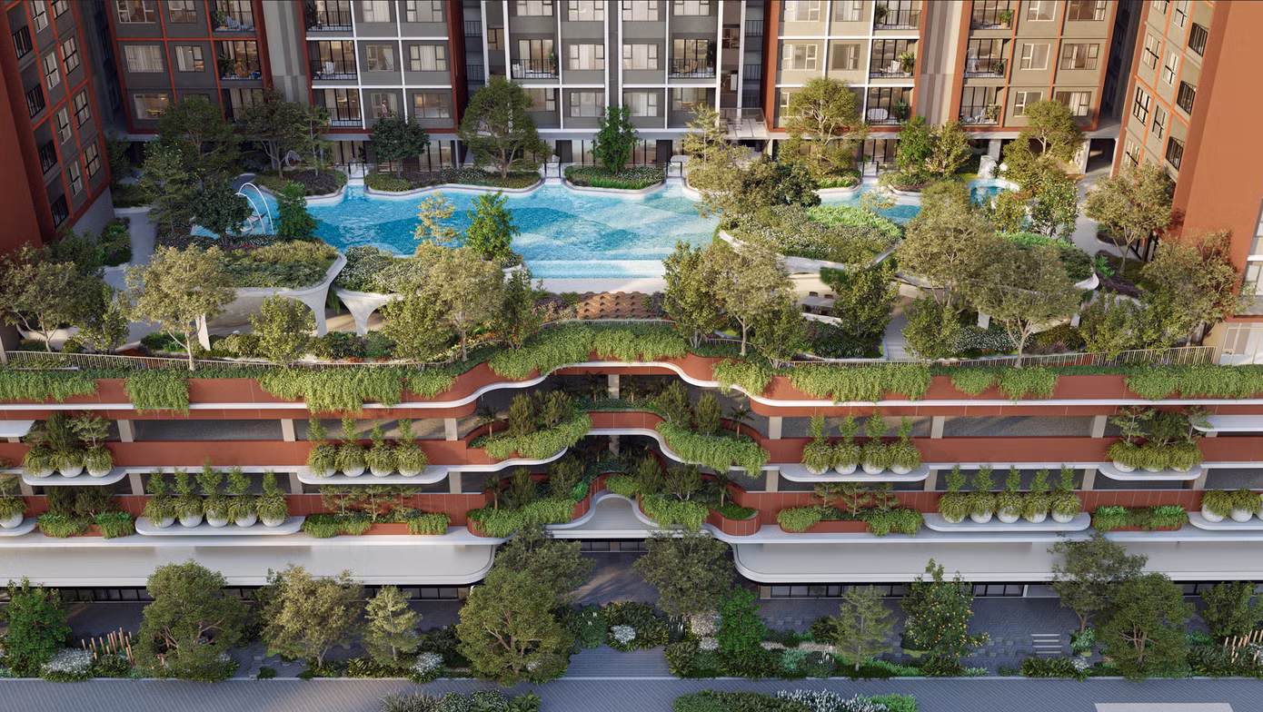 Sylvian Forest – chủ đề xanh bao trọn các trải nghiệm nâng tầm sức khỏe tại Orchard Heights (Ảnh: Sycamore)