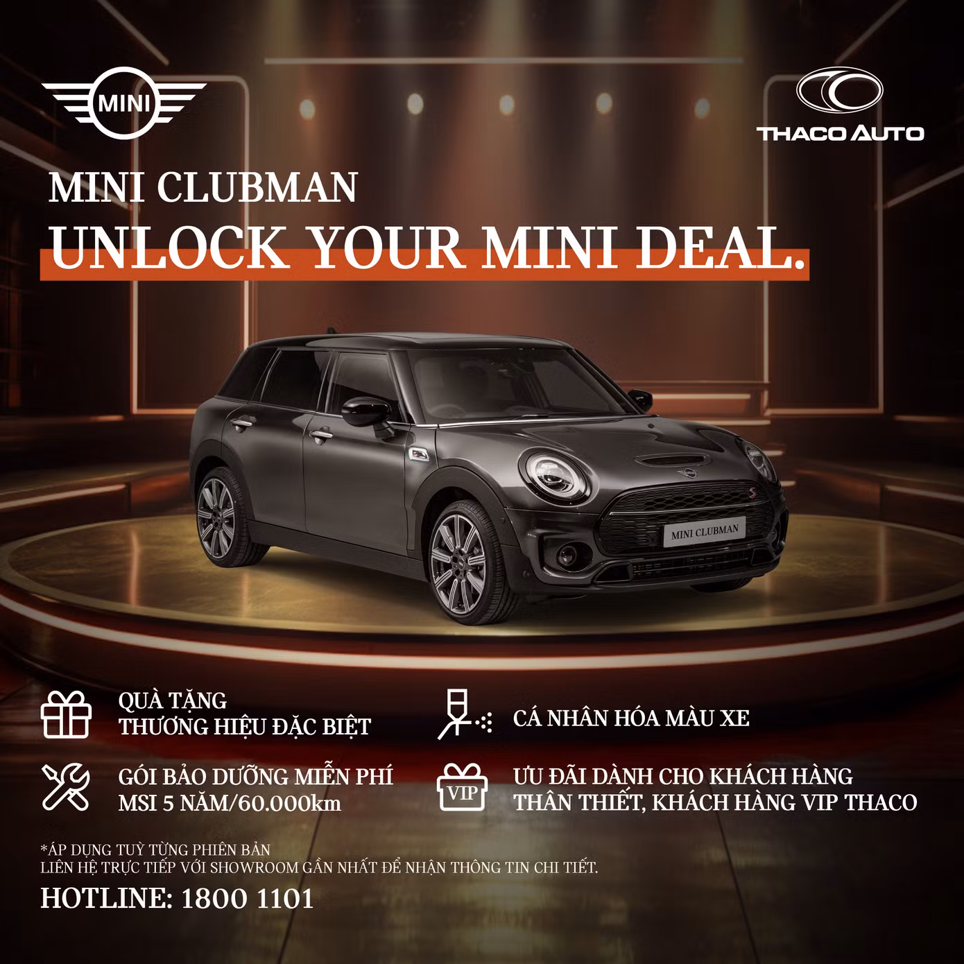 Khách hàng sở hữu MINI Clubman được hưởng nhiều gói ưu đãi, bảo dưỡng chính hãng từ MINI