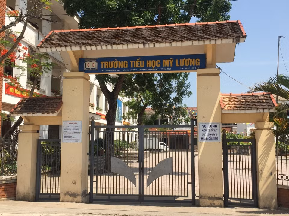 Phòng GD&amp;ĐT đã nắm được thông tin vụ việc và đang chỉ đạo trường Tiểu học Mỹ Lương giải quyết. Ảnh: T.T.