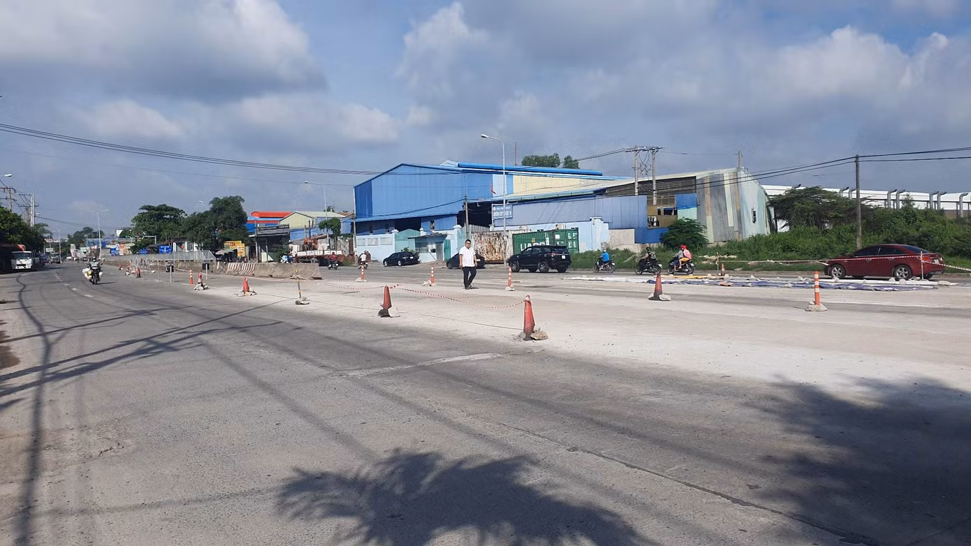 Trạm thu phí BOT quốc lộ 1K đoạn qua TP Biên Hòa (Đồng Nai) đã được tháo dỡ