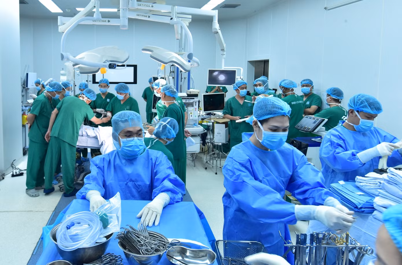 Đây là lần đầu tiên, Bệnh viện Quân y 175 thực hiện kỹ thuật ghép tạng từ người cho chết não