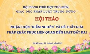 Đề xuất giải pháp khắc phục điểm nghẽn lĩnh vực đất đai