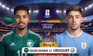 Nhận định Saudi Arabia vs Uruguay, 5h00 ngày 16/6: Trông cậy vào Valverde