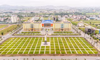 Bay trên Trung tâm hành chính mới của tỉnh Bắc Ninh