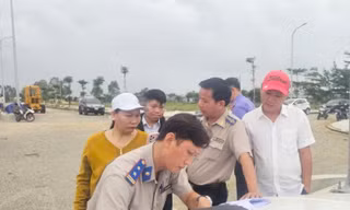 Thi hành án dân sự TP. Đà Nẵng kiểm tra tiến độ thi công tại dự án Khu đô thị Bách Đạt 1 do Công ty CP Bách Đạt An làm chủ đầu tư