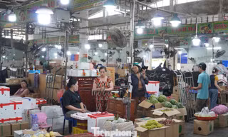 Tiểu thương chợ đầu mối 'đứng ngồi không yên' vì cước phí phi mã