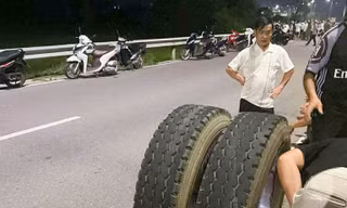 Gia Lai: Xe tải văng bánh, người chạy bộ tử vong tại chỗ
