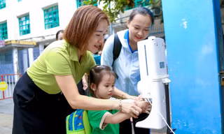 Trường học chủ động phòng bệnh tay chân miệng