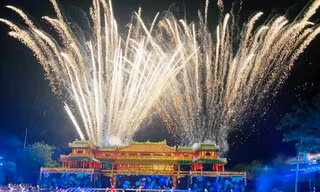 Huế bắn 1.000 quả pháo hoa tầm cao 