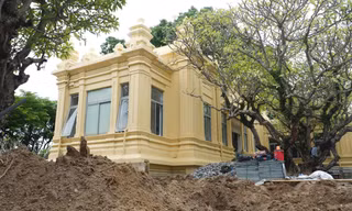 Bên trong Cổ viện Chàm ở Đà Nẵng đang được đầu tư tiền tỷ để nâng cấp