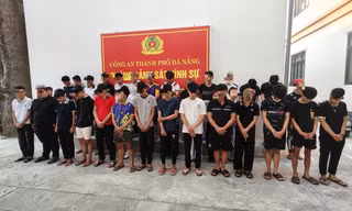Mang hung khí, nẹt pô 'quậy’ phố trung tâm Đà Nẵng, 9 đối tượng bị khởi tố