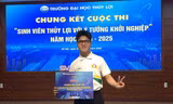Nam sinh viên Logistics với dấu ấn giải Nhì Khởi nghiệp đổi mới sáng tạo cấp quốc gia