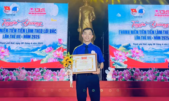Đề cử Giải thưởng Gương mặt trẻ Việt Nam tiêu biểu năm 2025: Lê Văn Thiện