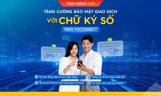 PVcomBank tiên phong triển khai giải pháp chữ ký số cho khách hàng 