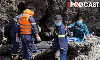 NÓNG 28/7: Vụ con trai đứng trên bãi cát chờ bố trong đêm: Tìm thấy thi thể nạn nhân