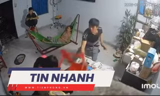 TIN NHANH: Phẫn nộ cảnh anh trai dùng ghế nhựa đánh tới tấp vào đầu em gái ở Quảng Ngãi