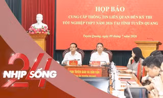 NHỊP SỐNG 24: 100% học sinh tại điểm thi Trường THPT Chuyên Tuyên Quang mong muốn được thi lại 