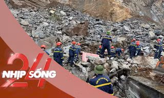 NHỊP SỐNG 24: Toàn cảnh vụ sạt lở đá làm 3 người tử vong ở Thanh Hóa