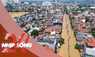 NHỊP SỐNG 24: Vì sao lũ trên sông Cầu, sông Thương rút chậm, ngập lụt kéo dài?