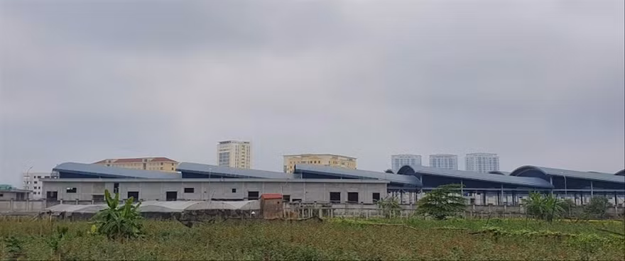 Diện tích đất của người dân bị thu hồi đang thực hiện Dự án thành phần Hạ tầng kỹ thuật khu Đề pô (Bắc Từ Liêm, Hà Nội)