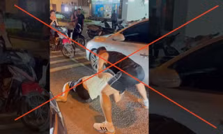 Hình ảnh vụ việc lan truyền trên mạng xã hội.