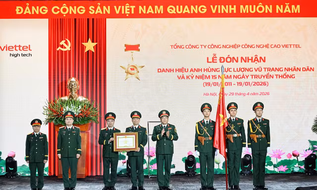 Viettel High Tech nhận danh hiệu Anh hùng Lực lượng vũ trang nhân dân