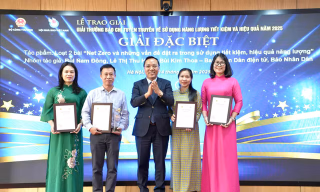 40 tác phẩm đoạt Giải Báo chí tuyên truyền về sử dụng năng lượng tiết kiệm, hiệu quả năm 2025