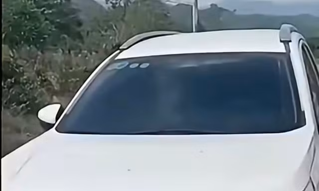Xe ô tô người đàn ông điều khiển. 