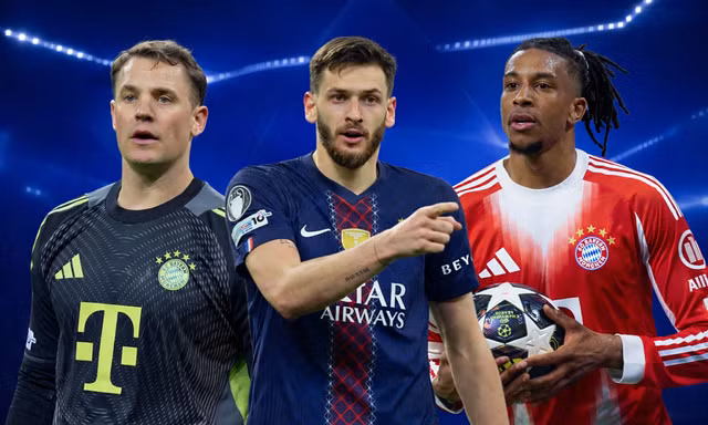 Dàn sao sáng nhất lượt đi tứ kết C1: Neuer 'hồi xuân' và đỉnh cao Kvaratskhelia