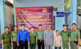 Thanh niên Công an Cần Thơ tặng nhà 19/8 cho chiến sĩ khó khăn