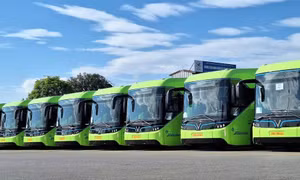 Tuyến buýt số 54 Long Biên - Bắc Ninh được thay mới phương tiện bằng xe điện
