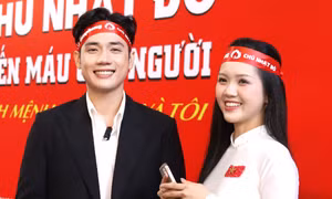 MC Mỹ Vân, Á vương Minh Toại hiến máu ở Chủ Nhật Đỏ
