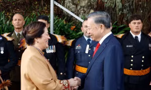 Lễ đón Tổng Bí thư, Chủ tịch nước thăm cấp Nhà nước tới New Zealand